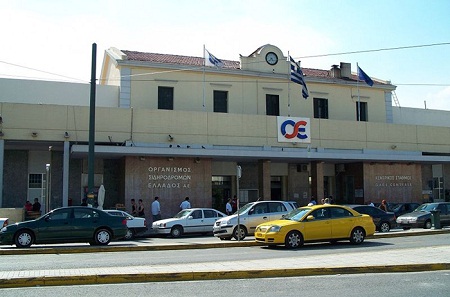 Железнодорожный вокзал в Афинах